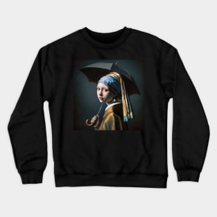 Mona Lisa Mardi Gras Celebration Crewneck Sweatshirt